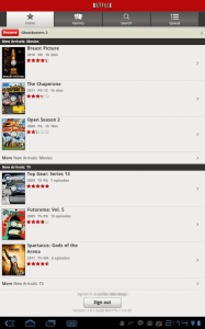 Netflix An Android App
