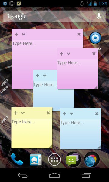 floating sticky notes android