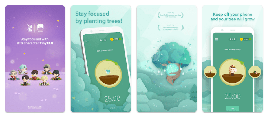 productivity apps android forest