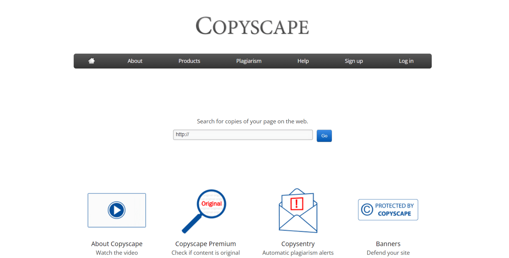 copyscape plagiarism detector